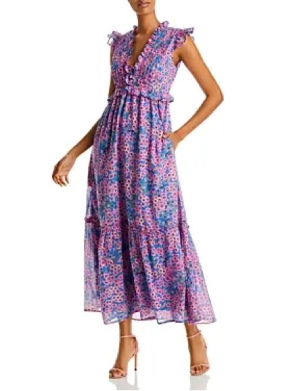 Banjanan Constance Ruffled Tiered Maxi Dress